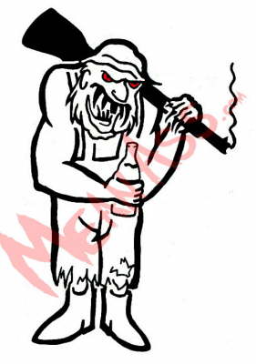 Redneck - Black Sticker