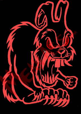 Rabbit - Pink Sticker