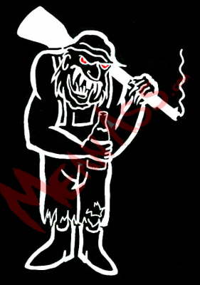 Redneck - White Sticker